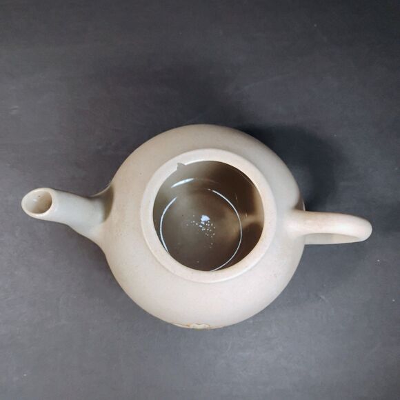 Vtg Pigeon Forge Pottery Coffee Tea Pot & Sugar Bowl Set Enamel Dogwood Flower - Picture 3 of 12